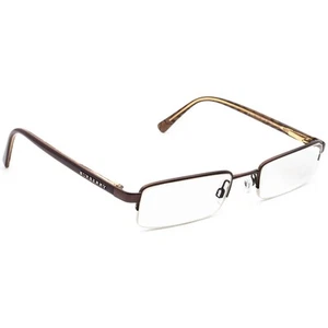 Burberry Eyeglasses B 1012 1012 Brown Half Rim Frame Italy 50[]19 135 - Picture 1 of 8