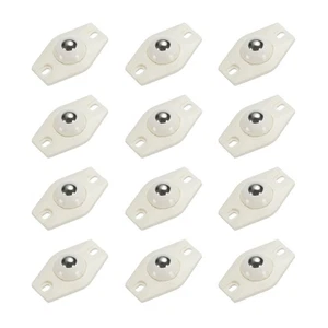 Kleber Mini Laufräder (Weiß - 12Stk) Schwenkbare 360 Grad Drehung Kleberolle - Bild 1 von 6