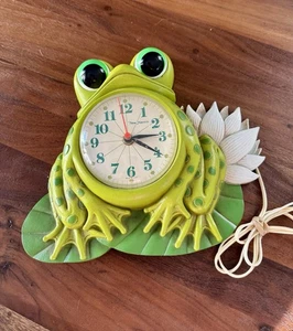 Orologio FROG elettrico vintage anni 70 prodotti Burwood Kitsch mod retrò FUNZIONA! Usato in ottime condizioni - Foto 1 di 8