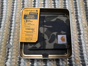 Carhartt Nylon Duck Bifold Camo Wallet New - Picture 1 of 4