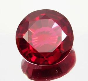 Certified 34.20 Ct Natural Burma Pigeon Blood Red Ruby Loose Gemstone Unheated - Picture 1 of 7