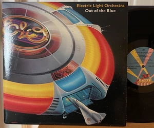 Electric Light Orchestra ELO Out of the Blue Vinyl 2 LP Jet JTLA823-L2 Inserts! - Picture 1 of 13