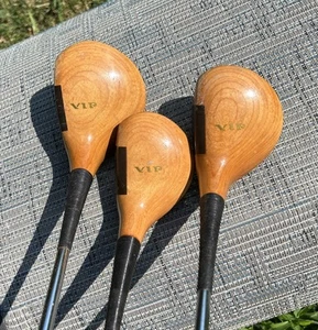 MacGregor VIP Jack Nicklaus Persimmon Woods 1,3,4 #2 Medium Micro Step Shafts - Bild 1 von 19