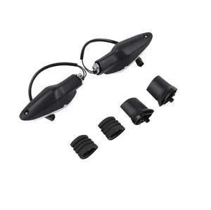 Señal de giro delantero negro 2 piezas luz ámbar apta para Ducati Monster 796 2002-2014 - Imagen 1 de 8