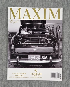 Maxim Magazine 266 2024 Jan Feb Ferrari Francis Ford Coppola Jane Fonda NEW - Picture 1 of 4