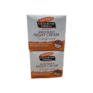 Palmers Cocoa Butter Formula With Vitamin E Moisture Rich Night Cream Lot Of 2 - Picture 1 of 4