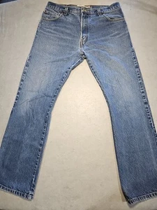 Jeans Levis para hombre 36x32 azul 517 lavado medio corte bota regular 100 % algodón - Imagen 1 de 10