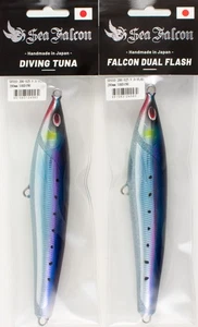 (LOT OF 2) SEA FALCON DUAL FLASH 8" SF010-200-025 SARDINE BM7105 - Picture 1 of 2