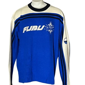 FUBU Men’s Vintage Blue All Weather Sport Collection XL Sweater - Picture 1 of 9
