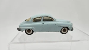 TEKNO (DENMARK) #827 SAAB 96  1:43 Scale Diecast Car Collectible Vtg Blue Rare - Picture 1 of 13