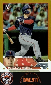 Masataka Yoshida 2023 Topps Gold Foil #471 RC Boston Red Sox - Picture 1 of 2
