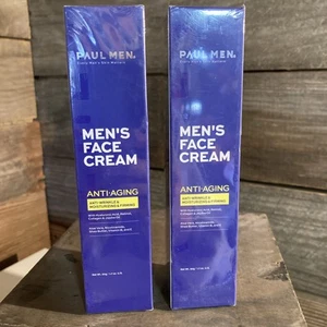 2- Paul Men Men’s Face Cream 1.7 Oz Anti-aging Aloe - Picture 1 of 4