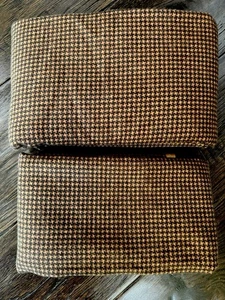 Maywood Studios Woolies Flannel- 1 Yard Orange Plaid & 1/3 Yard VTG - Picture 1 of 2