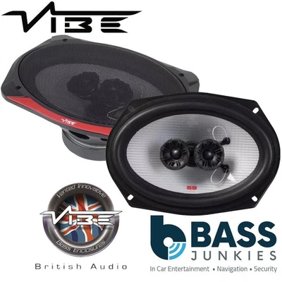 VIBE PULSE69-V3 3 Way 600 Watts 6 x 9" Car Van Truck Parcel Shelf Speakers Pair - Image 1 of 4