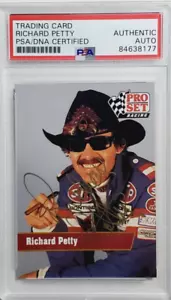 1991 Pro Set #130 Richard Petty Signed Racing Card Autograph Auto PSA/DNA GOAT - Picture 1 of 2