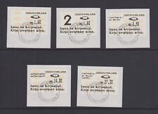 Finnland 1993 Dassault-ATM Mi.-Nr. 12.6 Zudruck-Satz 5 Werte mit O 16.11.93 