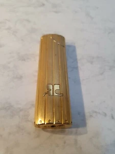 VINTAGE 1980s Courrèges Feuerzeug, Echtgold, Collectors Item - Bild 1 von 8