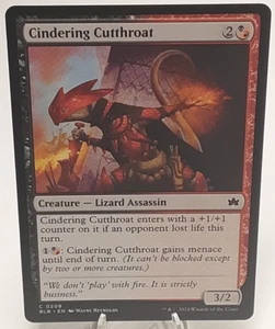 MTG - Bloomburrow - Cindering Cutthroat - #0208 - Playset x4 - Near Mint - Picture 1 of 6