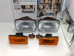 FIAT 126 2° SERIE FSM DEL 79 - KIT FARI / FANALI ANTERIORI / LATERALI ORIGINALI - Imagen 1 de 3