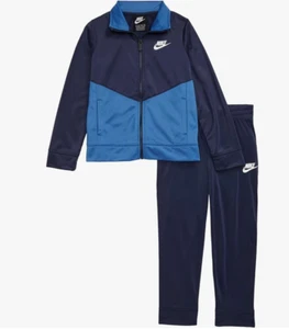 Nike Infant Boy Full Zip Track Jacket & Jogger Pants 2 Piece Set Midnight Navy - Picture 1 of 1
