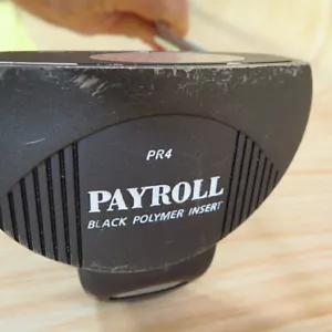 Knight Golf Payroll PR4 Putter Black Polymer Insert Steel Shaft RH 34" - Picture 1 of 7