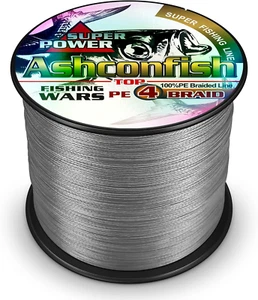 Braided Fishing Line- 4 Strands Super Strong PE Fishing Wire- 6Lb To - Picture 1 of 12