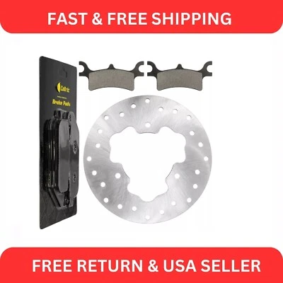 Rear Brake Disc Rotor w/ Pads fits Polaris Trail Blazer 330 2010 2011 2012 2013  - Image 1 of 4