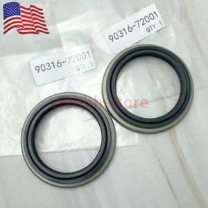 2Pcs Front Oil Seal 90316-72001 90316-A0001 For 2003-2021 Toyota 4Runner Tacoma - Picture 1 of 5