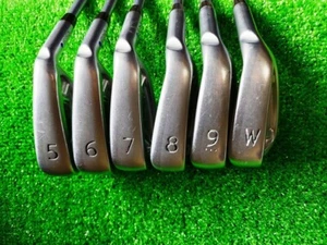 Ping ANSER 2012 iron set 6pcs 5-9+W TFC-800I Flex S RH Japan Used - Picture 1 of 7