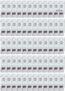 120 PK Women's Cotton USA Tube Socks,Referee Style size 9-11 - Women's Tube Sock - Picture 1 of 7