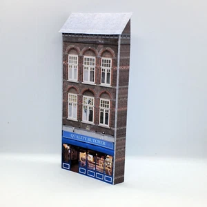 Tarjeta a escala 1/76 calibre oo edificio tienda modelo de bajo relieve edificio ferrocarril LRC49 - Imagen 1 de 5