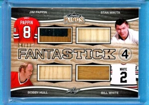 2017 Leaf Lumber Kings Mikita/Hull/Pappin/White QUAD G/U FANTASTICKS #14/17 - Picture 1 of 1