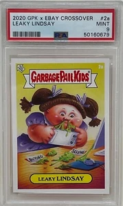 LEAKY LINDSAY 2020 Topps 2a GARBAGE PAIL KIDS eBay Crossover Exclusive GPK PSA 9 - Bild 1 von 2