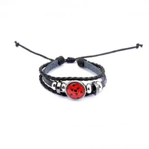 Naruto Jubbi Sharingan Leather Bracelets - Picture 1 of 3