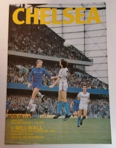FOOTBALL PROGRAMME - Chelsea Division One Millwall 26th Sep 1984 Milk Cup 2nd - Picture 1 of 1