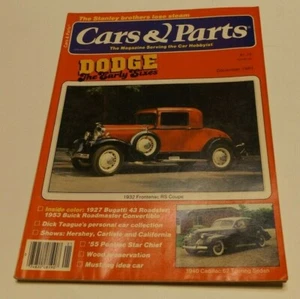 December 1981 Cars & Parts 1932 Frontenac RS Coupe 1927 Bugatti 43 Roadster - Picture 1 of 1