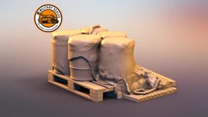 Barrels covered with a rag 1:87 - Zdjęcie 1 z 8
