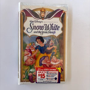 1994 Disney - Snow White and the Seven Dwarfs Masterpiece Collection VHS SEALED! - Picture 1 of 6