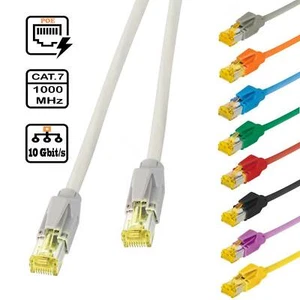 High Quality CAT 7 Patchkabel Netzwerkkabel Daraka Hirose TM31 Stecker 0,3 - 50m - Bild 1 von 9