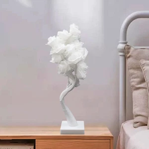 Rosenbaum Licht Tischlampe Rosenblume Baum Schreibtischlampen Rose Bonsai Licht - Bild 1 von 10