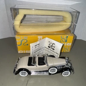 1:43 RIO 1934 DUSENBERG TORPEDO FAETÓN EN CAJA Instrucciones - Imagen 1 de 19