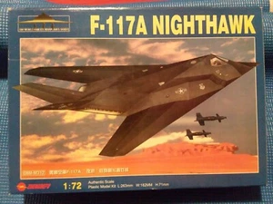 F-117A Nighthawk 1:72 Model Kit by KiTech; Unbuilt, Pre-Owned, New in Open Box - Picture 1 of 3