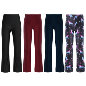 Kids Girls Classic Stretchy Gymnastic Loose Pants Jazz Dance Trousers Dancewear - Picture 1 of 18
