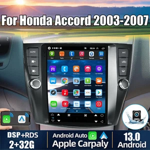 9.7" For Honda Accord 2003-2007 Android 13 Apple Carplay Car Stereo Gps Radio - Picture 1 of 20