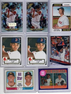 LOTTO carte RAFAEL DEVERS (8) - (6) 2018 Topps + Bowman ROOKIES - MOJO + VIOLA ++ - Foto 1 di 1