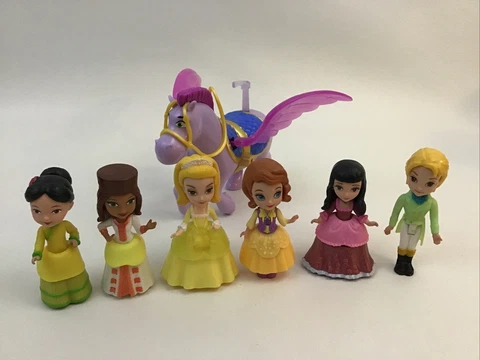 Disney Princess Sofia The First Deluxe Figures Lot Topper Lot Of 7 Toys Lot F Cover