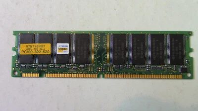 64MB HYUNDAI PC-100-322-620 NON-ECC SDRAM Memory Module HYM7V65801 ATFG-10S  - Image 1 of 2