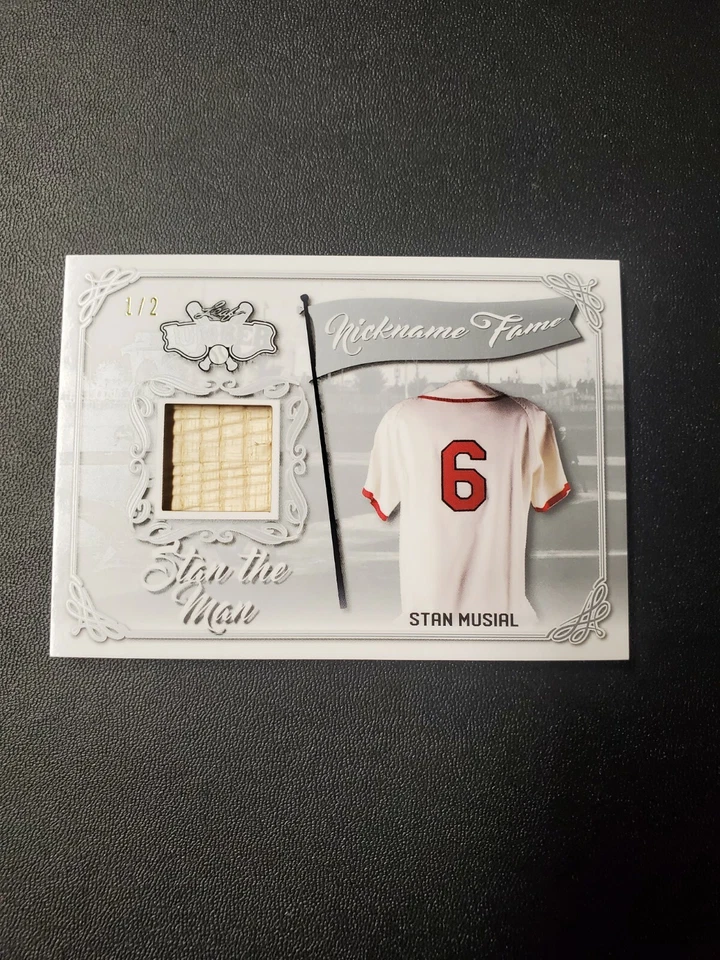 2021 Leaf STAN MUSIAL Nickname STAN THE MAN Lumber Limited Edition 1/2 NF-30  - Image 1 of 2