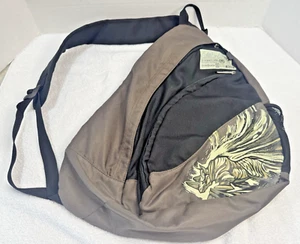 Mochila Eslinga Ecko Unlimited Marrón/Negro Diseño Rinoceronte ¡Perfecto Estado! - Imagen 1 de 7
