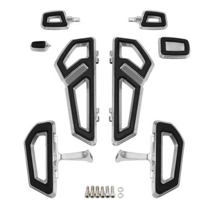 Rider Passenger Floorboard Footboard Pegs Brake Pedal For Harley Touring 2000-Up - Foto 1 di 6